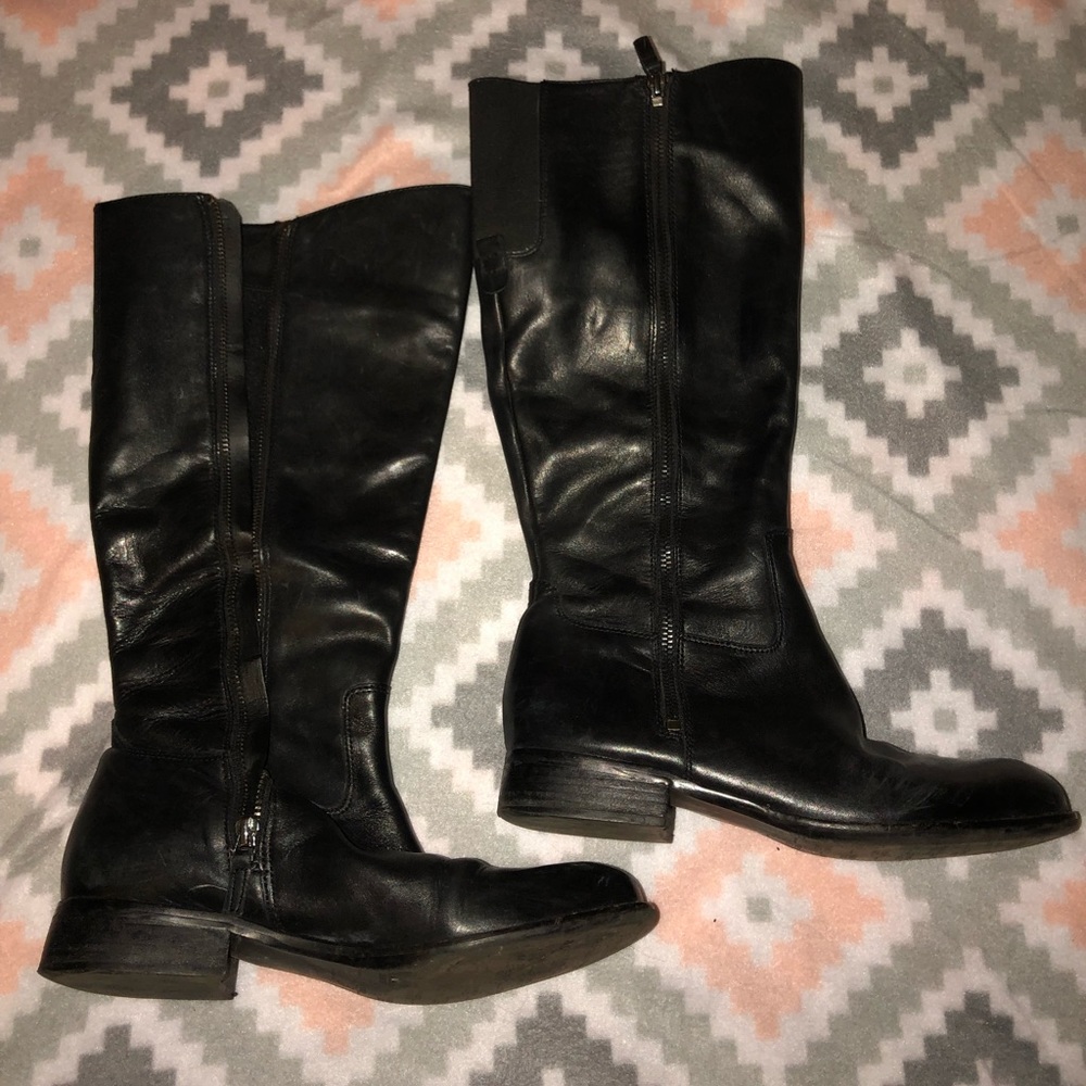 Black Leather Boots